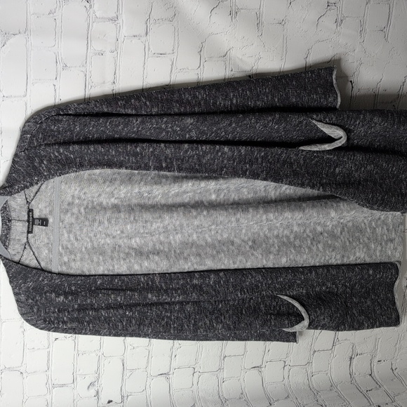 Eileen Fisher Organic Linen And Cotton Long Line Open-Front Cardigan - Picture 2 of 5